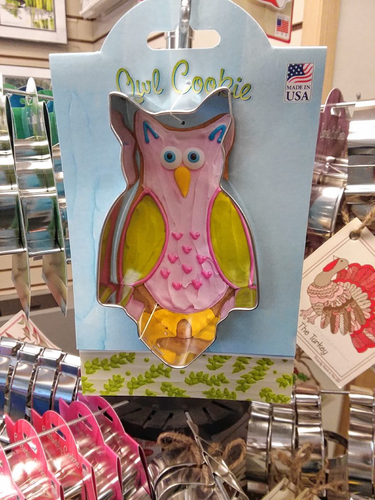 For the cookie making fan in your life, a new owl cutter at the N.H. Audubon Nature Store would be a great stocking stuffer. TIM GOODWIN / Insider staff