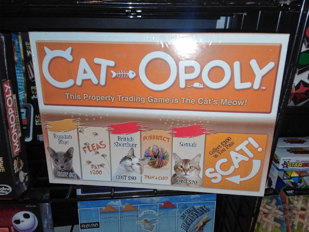 Any cat lover would be thrilled with the gift of Catopoly.