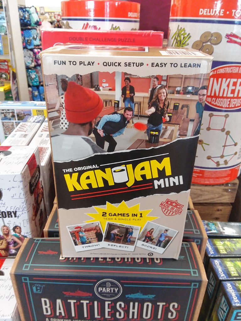 If you know someone who loves playing Kan Jam in their yard, why not get them the table top version to play inside this winter.