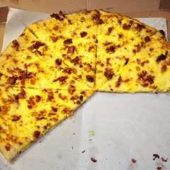 Have pizza for breakfast, courtesy of Cimo’s South End Deli