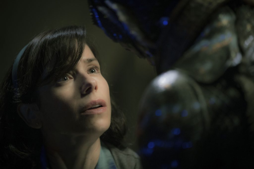Sally Hawkins and Doug Jones in the film THE SHAPE OF WATER. Photo by Kerry Hayes. © 2017 Twentieth Century Fox Film Corporation All Rights Reserved Kerry Hayes