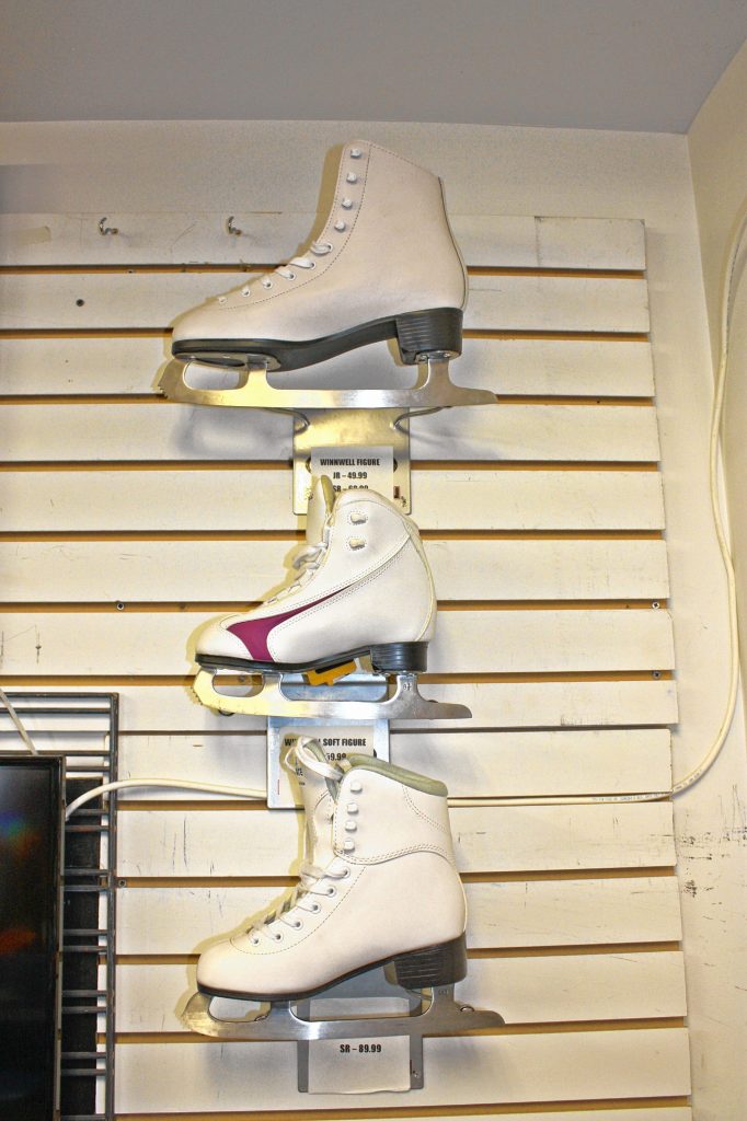 There are some snazzy new figure skates for sale at Capital Sporting Goods. JON BODELL / Insider staff