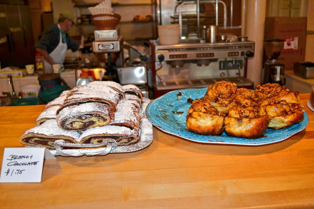 The bread and chocolate and walnut sticky buns are very popular at Bread & Chocolate. TIM GOODWIN / Insider staff