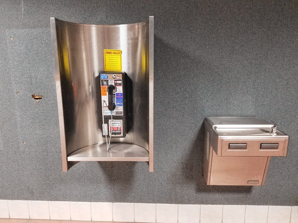 Apparently pay phones still exist, at least at this one building in Concord, which is itself a rare species these days. JON BODELL / Insider staff