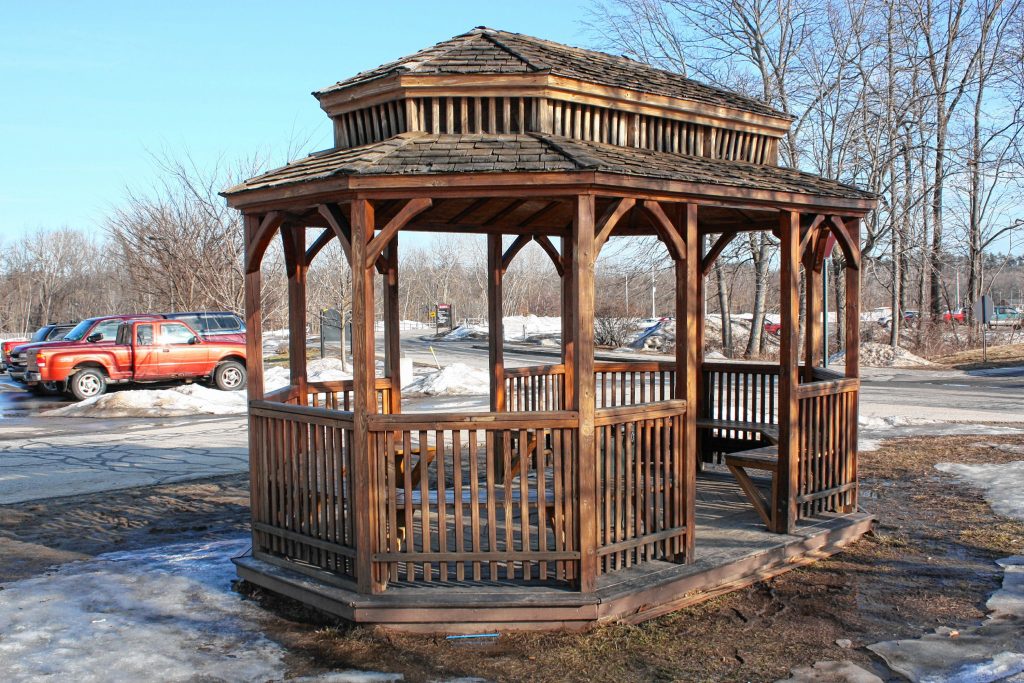 There are many gazebos in Concord, but this one here exists as a shelter for smokers. Ever seen it? JON BODELL / Insider staff