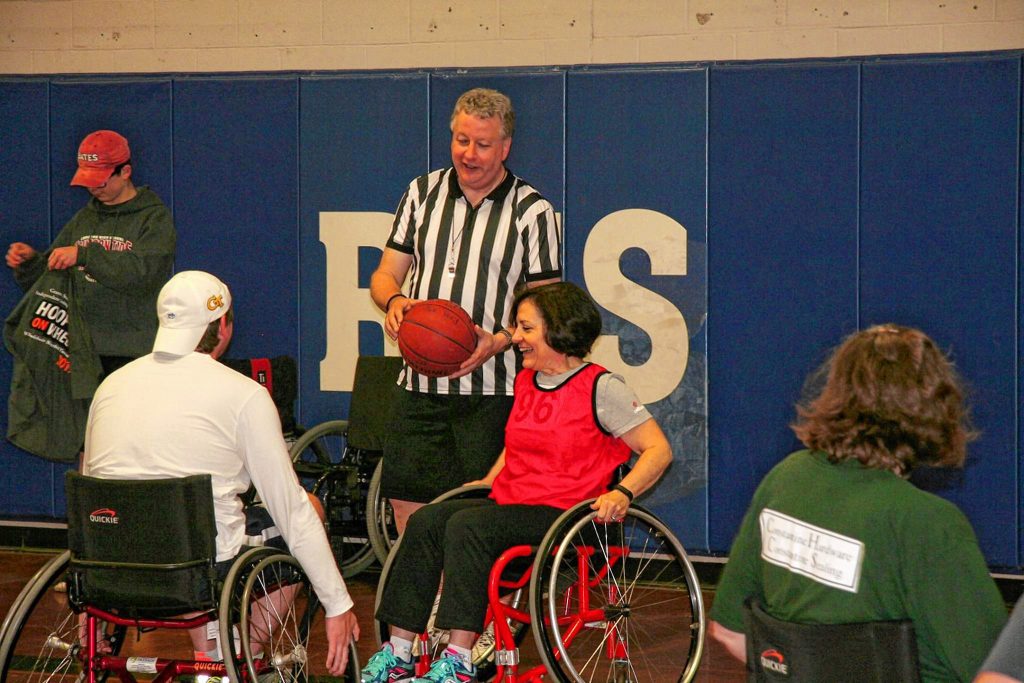 Granite State Independent Living is hosting a wheelchair basketball tournament at Rundlett Middle School on Saturday. Courtesy