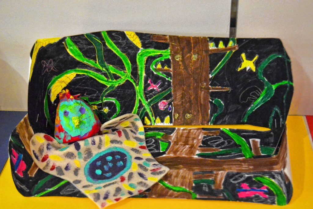 The Concord School District is hosting its annual Youth Art Month exhibit at Steeplegate Mall through April 18. TIM GOODWIN / Insider staff