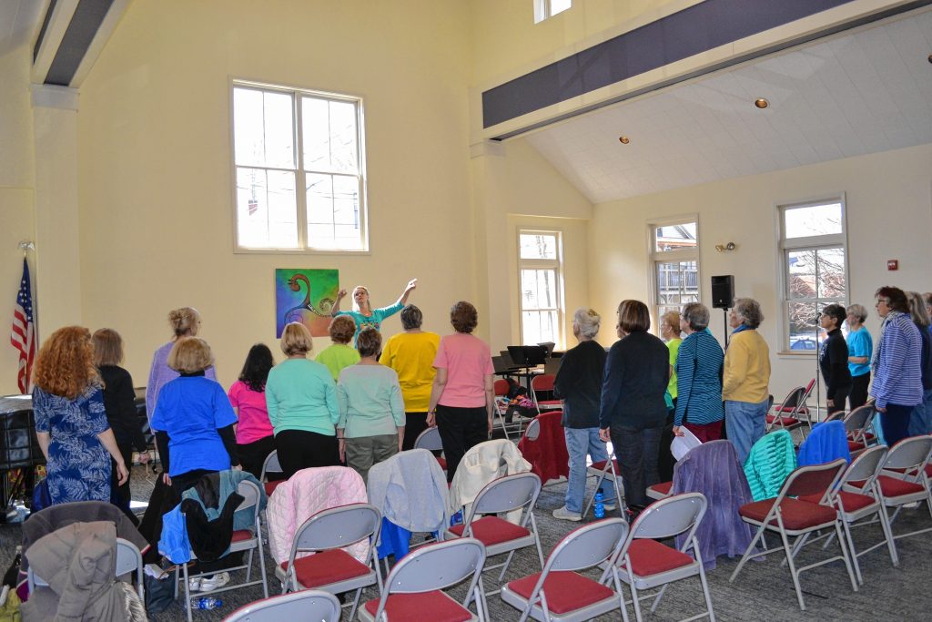 The Songweavers women's chorus will perform at South Church on Saturday at 5 p.m. TIM GOODWIN / Insider staff