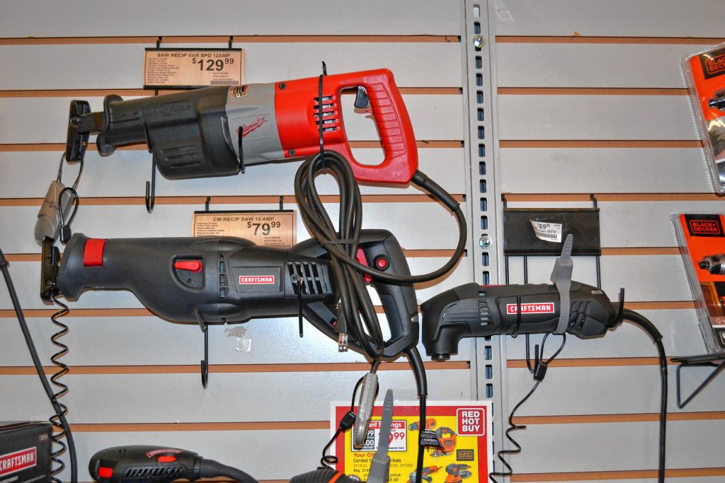 Need to take down a wall or do some heavy demo? A sawzall is a good thing to have. TIM GOODWIN / Insider staff