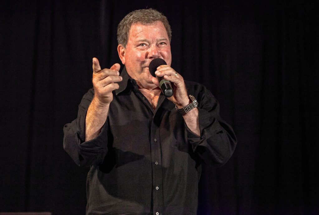 Actor William Shatner during at the Creation Entertainment's Official Star Trek Convention at The Westin O'Hare, on Saturday, June 7, 2014 in Rosemont, IL. (Photo by Barry Brecheisen/Invision/AP) Barry Brecheisen
