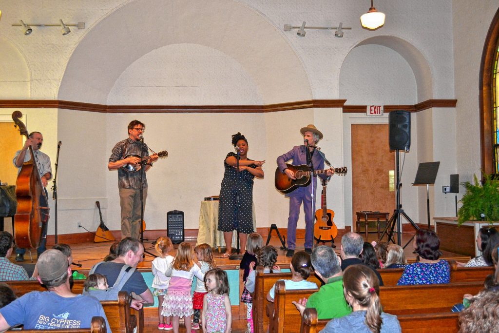 Dan Zanes played a pair of benefit concerts for the Friendly Kitchen last weekend at the Concord Community Music School. TIM GOODWIN / Insider staff