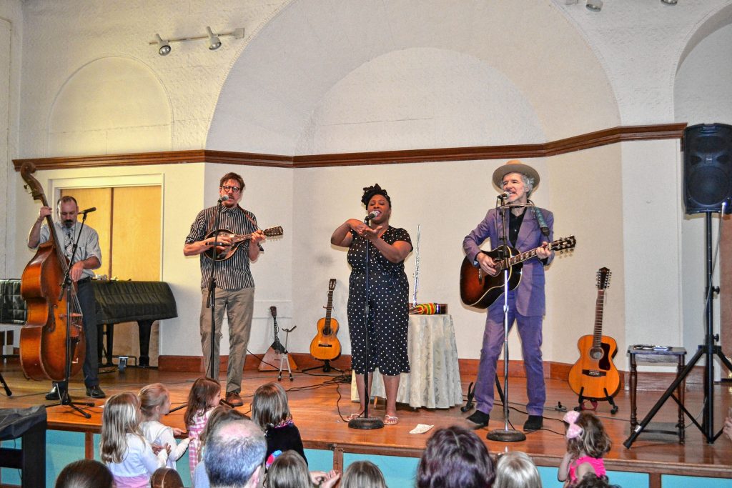 Dan Zanes played a pair of benefit concerts for the Friendly Kitchen last weekend at the Concord Community Music School. TIM GOODWIN / Insider staff