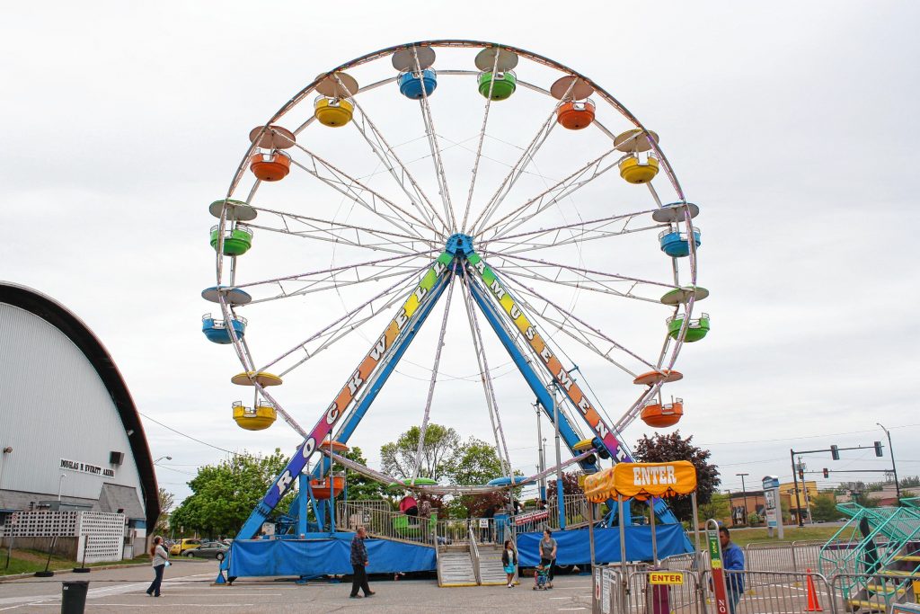 Although it wasn't the most beautiful day, the 63rd annual Kiwanis Spring Fair was still in full swing last Saturday, as fair-goers braved the sprinkles to hit up rides like The Zipper and the always-popular Ferris wheel. JON BODELL / Insider staff