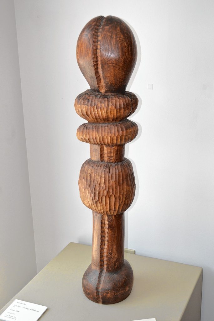 The Kiss: Homage to Brancusi, Jon Brooks (1966), New Hampshire Furniture Masters Association,  Looking Back: Vintage Works, Greater Concord Chamber of Commerce. TIM GOODWIN / Insider staff
