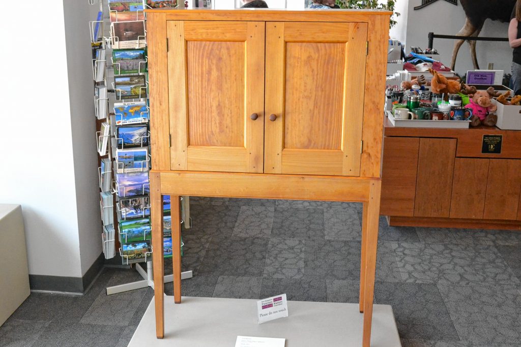 Native White Pine Cupboard, Ted Blachly (1991), New Hampshire Furniture Masters Association,  Looking Back: Vintage Works, Greater Concord Chamber of Commerce. TIM GOODWIN / Insider staff