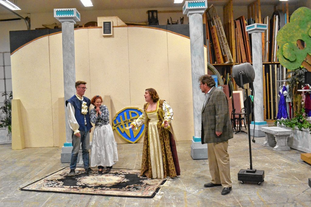 The Community Players of Concord held rehearsals last week at the Players Studio in preparation for this week's run of Shakespeare in Hollywood. TIM GOODWIN / Insider staff