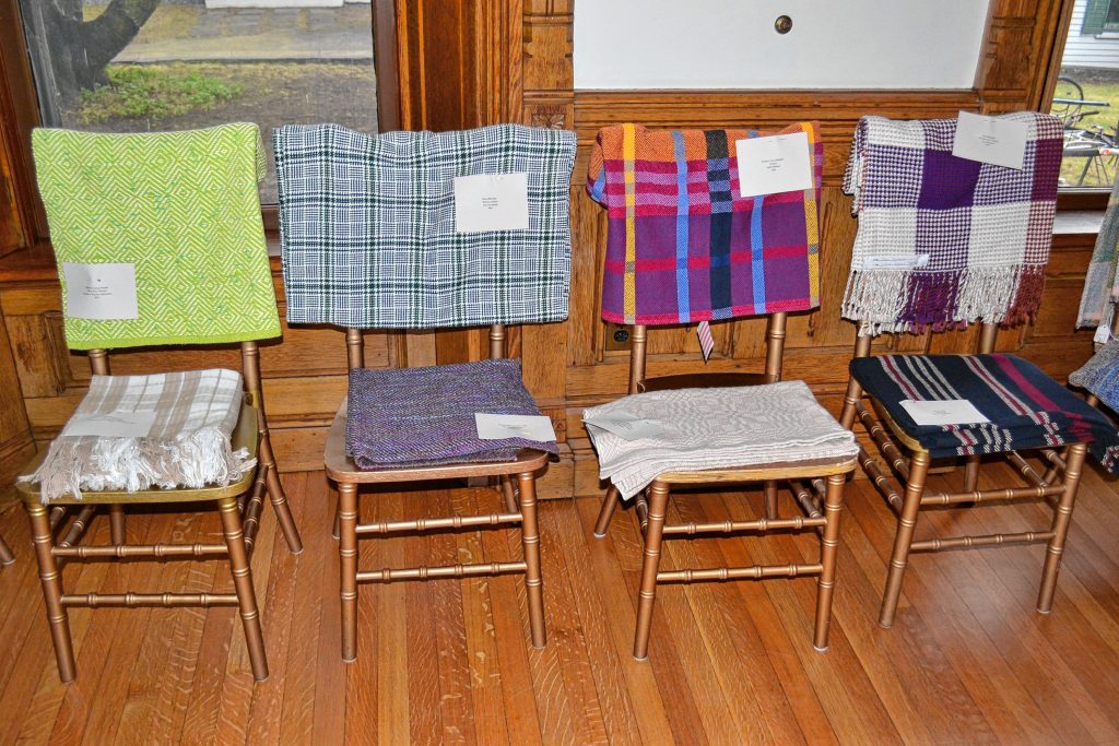The N.H. Weavers Guild is celebrating 80 years in 2018 and currently have a special anniversary exhibit showing in the Kimball Jenkins mansion through May 15. TIM GOODWIN / Insider staff