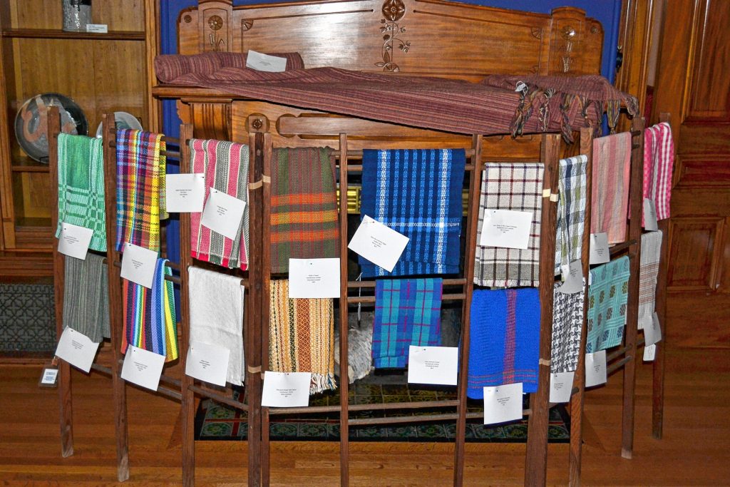 The N.H. Weavers Guild is celebrating 80 years in 2018 and currently have a special anniversary exhibit showing in the Kimball Jenkins mansion through May 15. TIM GOODWIN / Insider staff