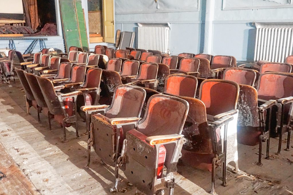 The Capitol Center for the Arts are giving away the old seats from the Concord Theatre on Saturday. Courtesy