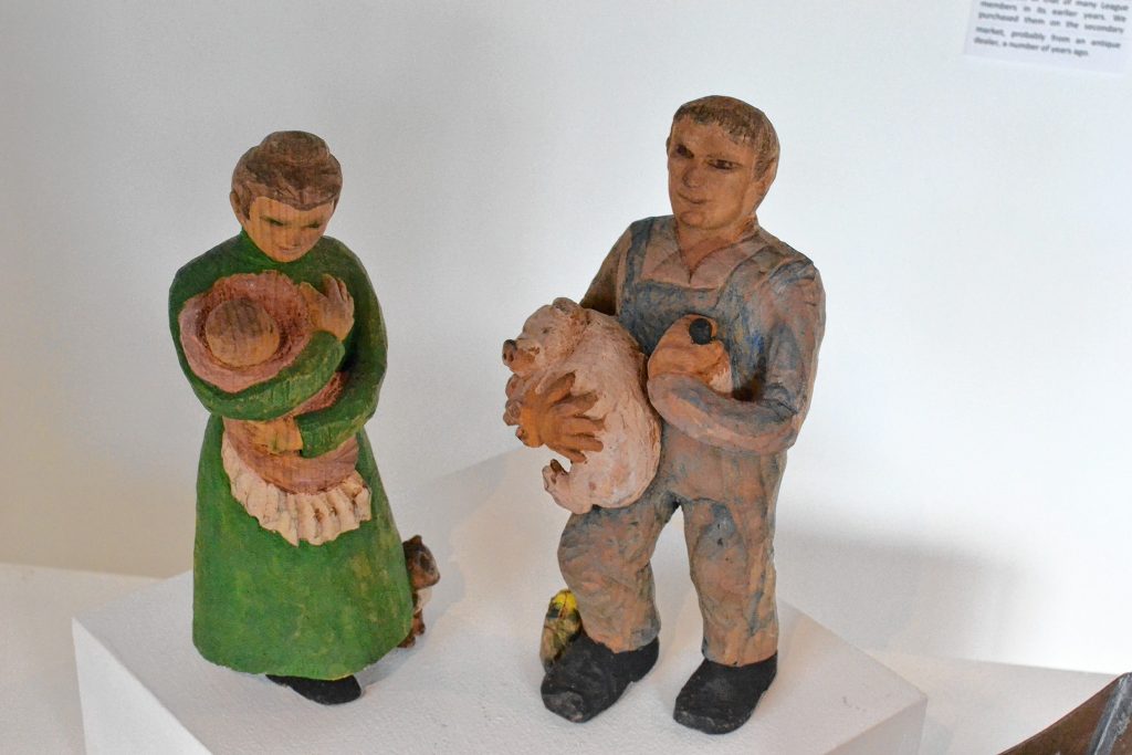 Painted Wood Carved Figures, Louisa Fairchild, League of N.H. Craftsmen, Celebrating 85 Years: The Stevens Collection. TIM GOODWIN / Insider staff