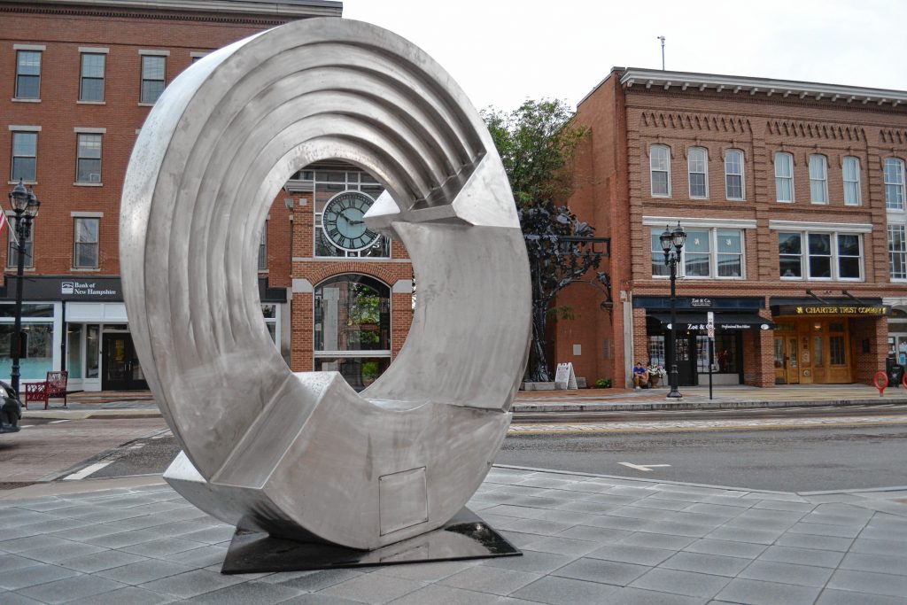 Taper Deco, the work of artist Rob Lorenson, was recently installed at the corner of North Main and Capitol streets as part of the public art initiative through a partnership with Creative Concord and the city. TIM GOODWIN / Insider staff