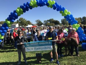 More than 1,200 participants stepped up to promote hope and defeat stigma at the largest NAMIWalks NH in the event’s 15-year history on Sunday. The walk started and ended at the soccer fields across from Memorial Field in Concord, and participants were treated to a free post-walk barbecue lunch and family-fun activities. Courtesy of NAMI NH