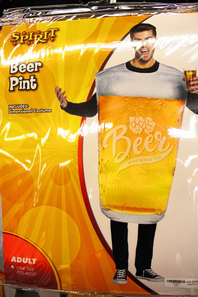 Here's a costume that's right up our alley -- a pint of beer. Clean, classic, straight to the point.  JON BODELL / Insider staff