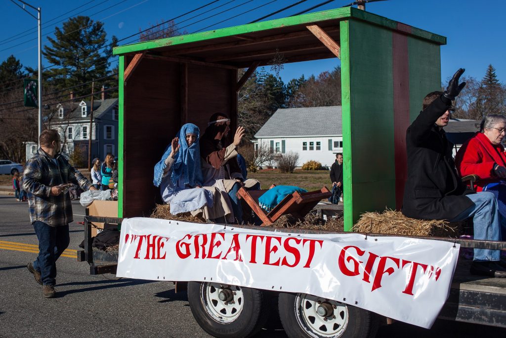 Granite State Baptist Church participates in the annual Concord Christmas parade on the Heights on Saturday, Nov. 19, 2016. (ELIZABETH FRANTZ / Monitor staff) ELIZABETH FRANTZ