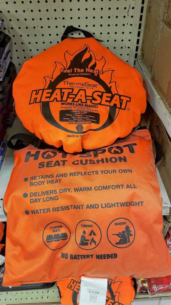If there's a sports fan or an outdoors enthusiast in your life, the Heat a Seat is a perfect gift. For just 6 bucks, you can get this cushion that somehow uses your own body heat to generate even more heat -- no power required! What will they think of next? JON BODELL / Insider staff