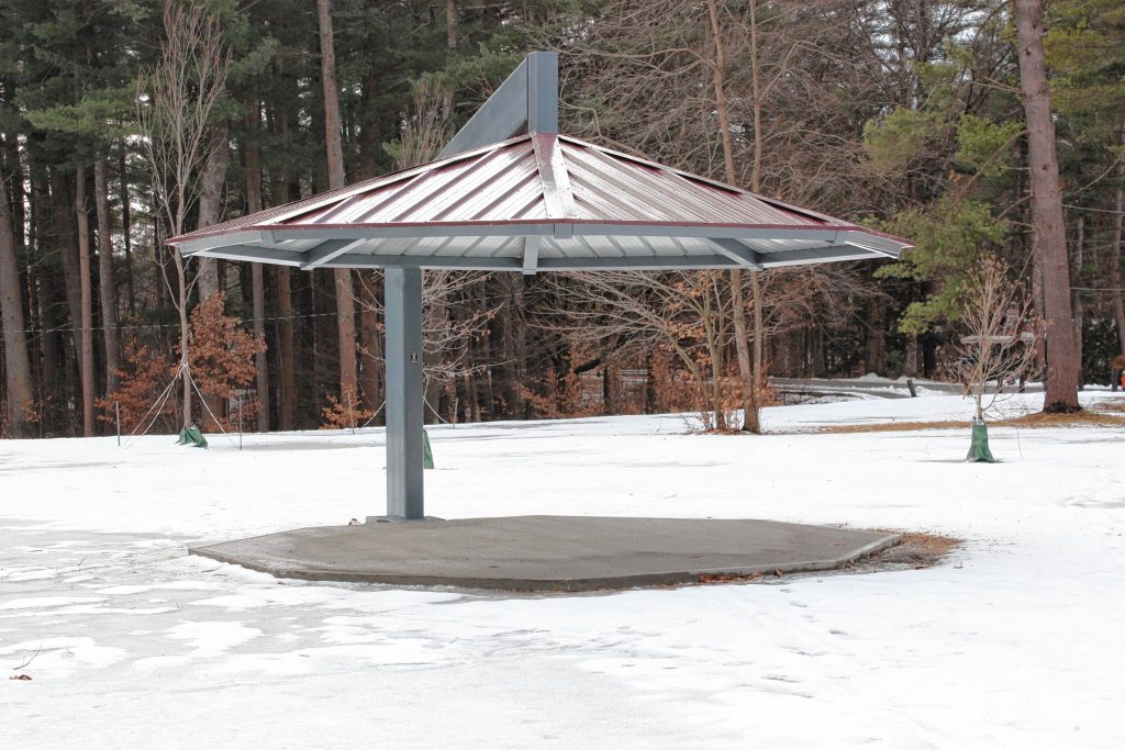 Not quite sure what this thing is, what it's for or when it was installed, but if you you've seen this gazebo-type thing, you know which park this is at.  JON BODELL / Insider staff