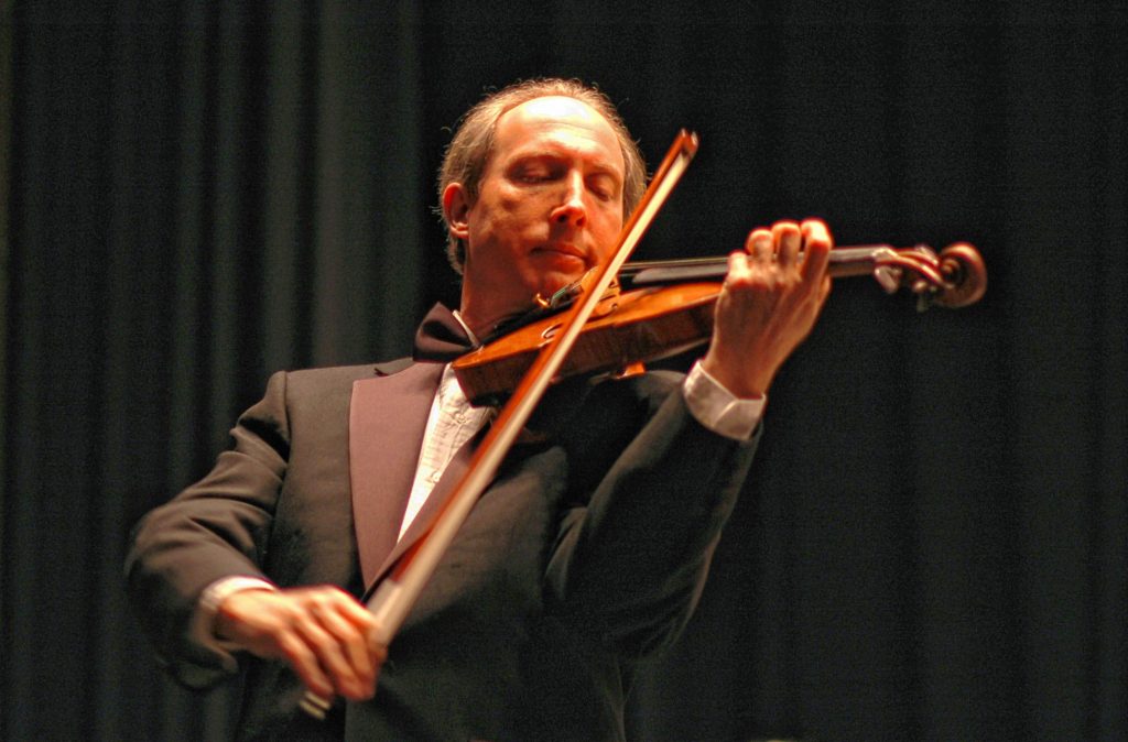 Elliot Markow, concertmaster, violinist.  Courtesy of Concord City Auditorium