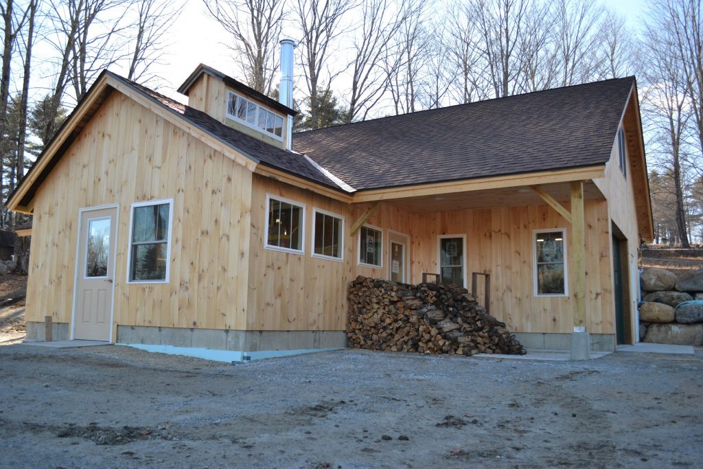 The new sugarhouse at Mapletree Farm is looking really nice – and will be ready to show off during Maple Weekend. TIM GOODWIN / Insider staff