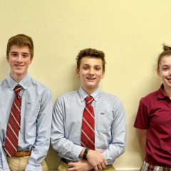 These three students from St. John Regional School have reached some impressive achievements
