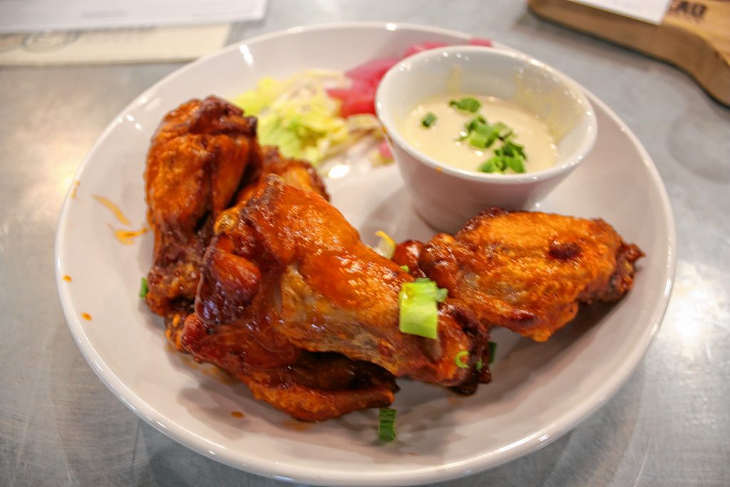We got an order of Hopped Hot Wings from Kettlehead Brewing Co., and they were mighty hot. JON BODELL / Insider staff