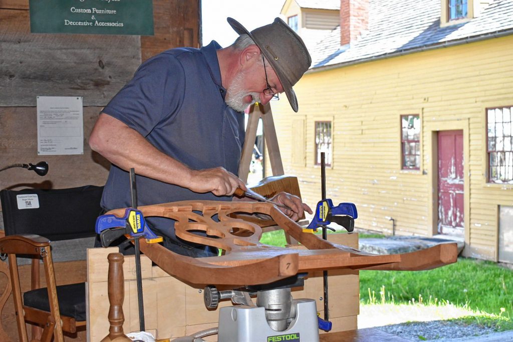 Canterbury Shaker Village will host its second annual Traditional Craft Days on June 29 and 30. The weekend will feature demonstrations of traditional Shaker crafts, live music, food, tours and more.  Courtesy of Canterbury Shaker Village