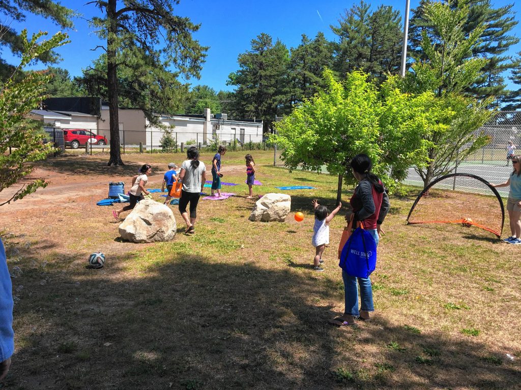 Kids play at Keach Park during Family Fun Day 2018 last summer.  Courtesy of Tammy Boucher