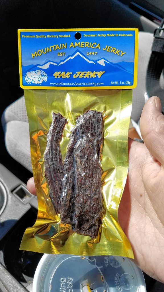 We grabbed a pack of yak jerky from Healthy Buffalo in Chichester, and it was very good. JON BODELL / Insider staff