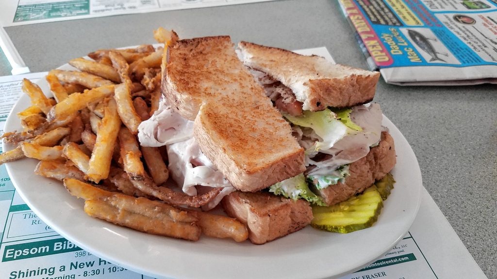 We stopped in to Country Cook'n at the Circle Restaurant in Epsom and got a turkey sandwich and fries.  JON BODELL / Insider staff