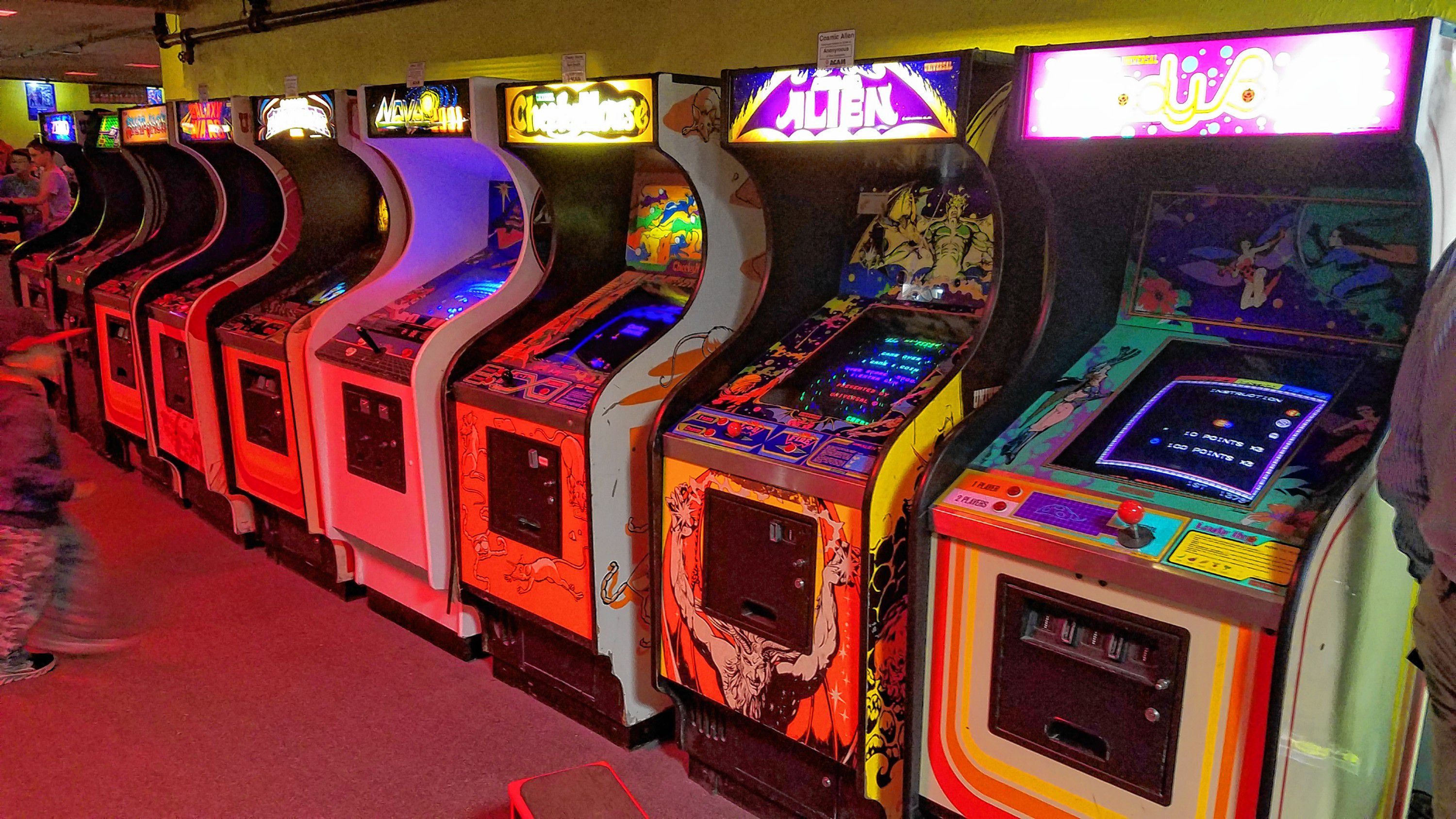 Funspot in Laconia is the self-proclaimed largest arcade in the world, with more than 600 games -- including 300 classic arcade games as well as the modern kind, plus bowling and indoor mini golf.  JON BODELL / Insider staff