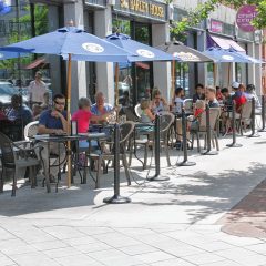 Late summer is a perfect time to grab a bite to eat outside in Concord