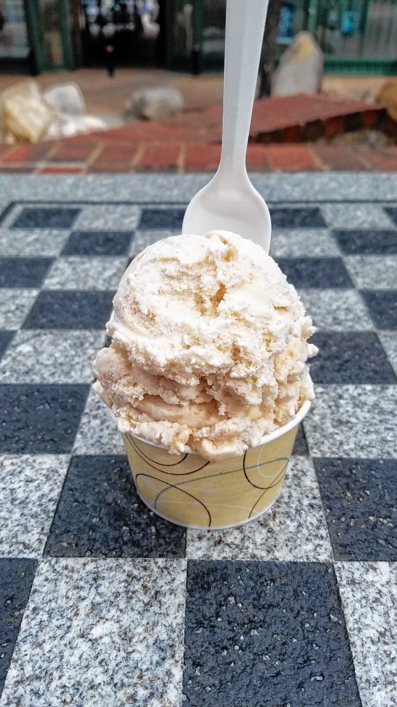 A scoop of apple pie ice cream from Granite State Candy Shoppe. THE FOOD SNOB / Insider staff