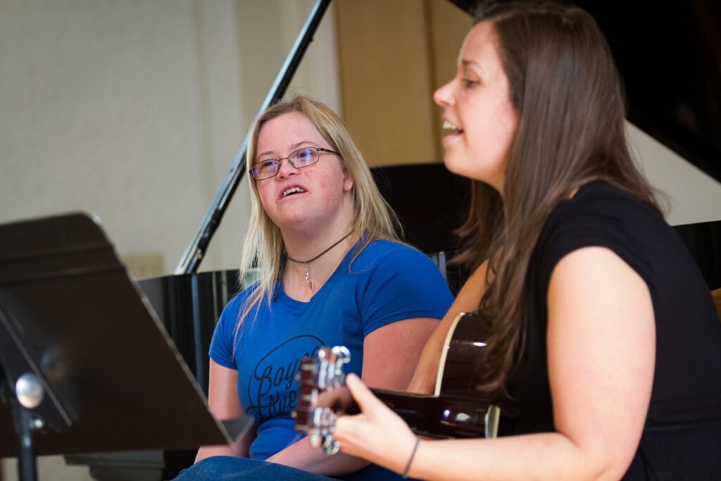 Sarah Cooley (left) and Julieann Hartley will be among the performers at the Concord Coalition to End Homelessness Talent Show on Oct. 5. The duo will perform an original song written by Cooley.  Courtesy of Concord Coalition to End Homelessness