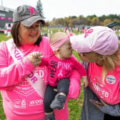 Thousands join in annual breast cancer walk