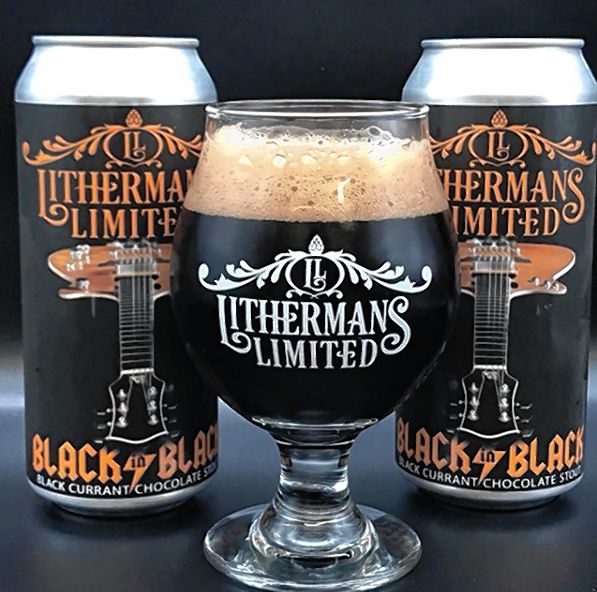 Black in Black is the latest creating of Lithermans Limited. It's a stout made with black currant and cacao beans from Ecuador. JON BODELL / Insider staff