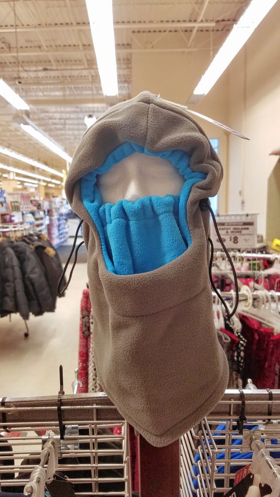 If you want to stay really warm -- and look really good -- this winter, you have to get this full-face, two-tone, drawstring-powered ski mask. JON BODELL / Insider staff