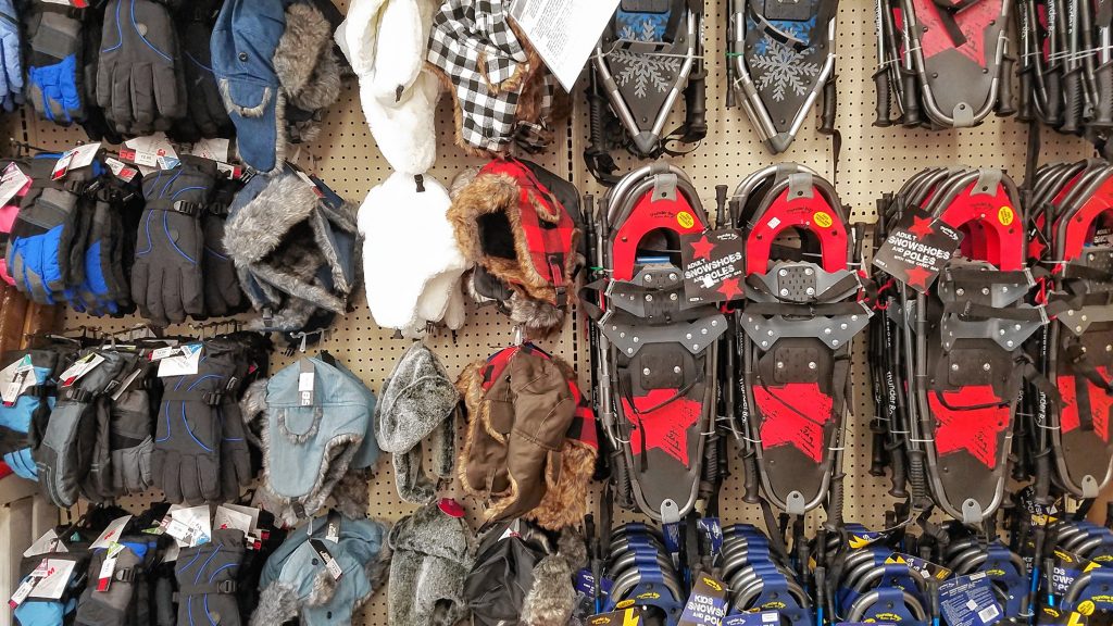 For the outdoor adventurers, pick up a set of snowshoes, as well as a bomber hat and some insulated gloves, before setting out on that excursion.  JON BODELL / Insider staff