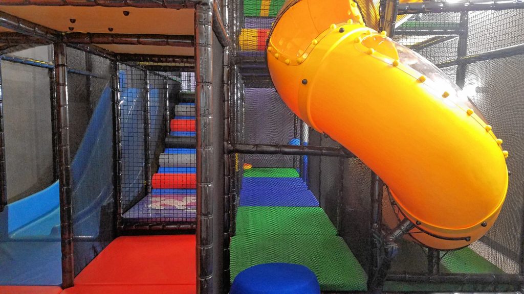Concord Family YMCA will host a grand opening ceremony on Saturday for the new Kid Zone, a climbing and play structure for kids located in the former squash court of the Y. JON BODELL / Insider staff