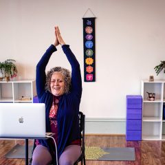 Yoga instructors keep businesses going through online classes