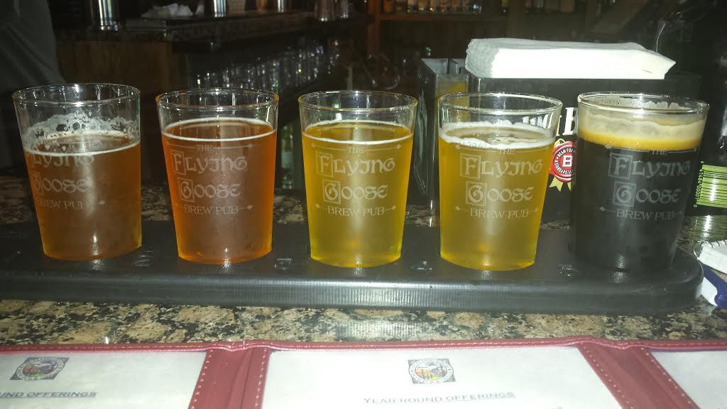 We taste tested five beers at The Flying Goose in New London and we were only disappointed by the fact we couldn't try more. TIM GOODWIN / Insider staff