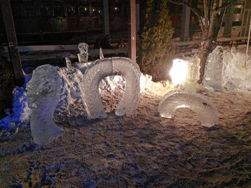 Ice sculptures from the previous years of Winter Fest, which will return to downtown Concord on Jan. 29 and 20.  